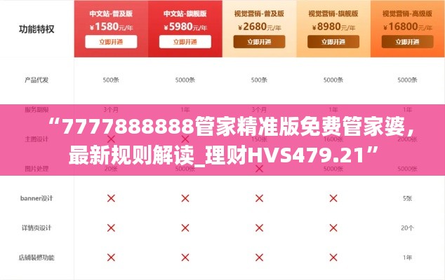 “7777888888管家精準(zhǔn)版免費(fèi)管家婆，最新規(guī)則解讀_理財HVS479.21”