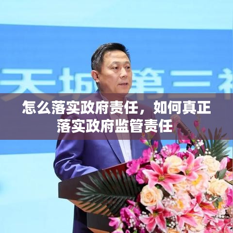 怎么落實政府責(zé)任，如何真正落實政府監(jiān)管責(zé)任 