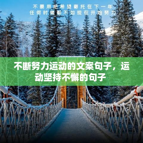 不斷努力運(yùn)動的文案句子，運(yùn)動堅(jiān)持不懈的句子 