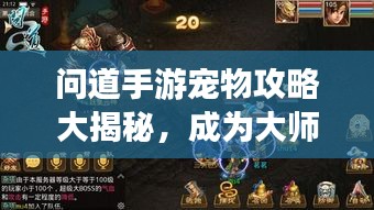 問道手游寵物攻略大揭秘，成為大師的秘密武器最新版